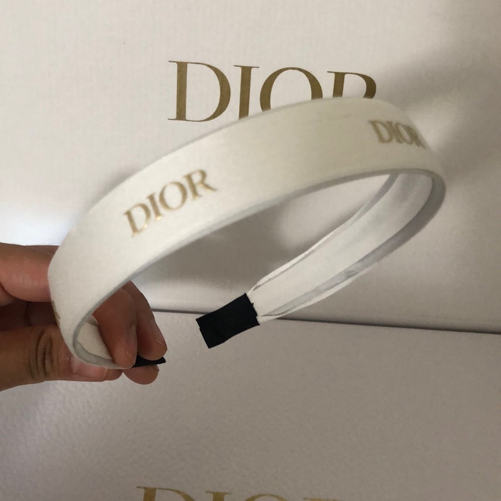 DIOR Headband HandMade with Authentic Dior Ribbon - Picture 5 of 5